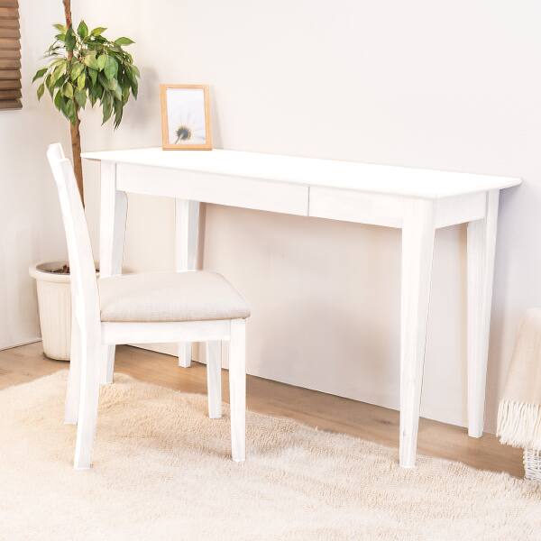 天然木スリムデスク(幅120cm GRC WH) | ニトリネット【公式】 家具