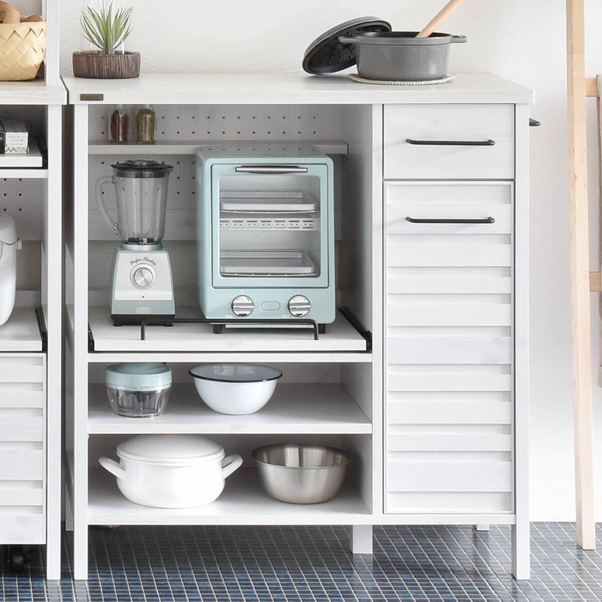 北欧スタイルのレンジボード (幅85cm WW) | ニトリネット【公式】 家具