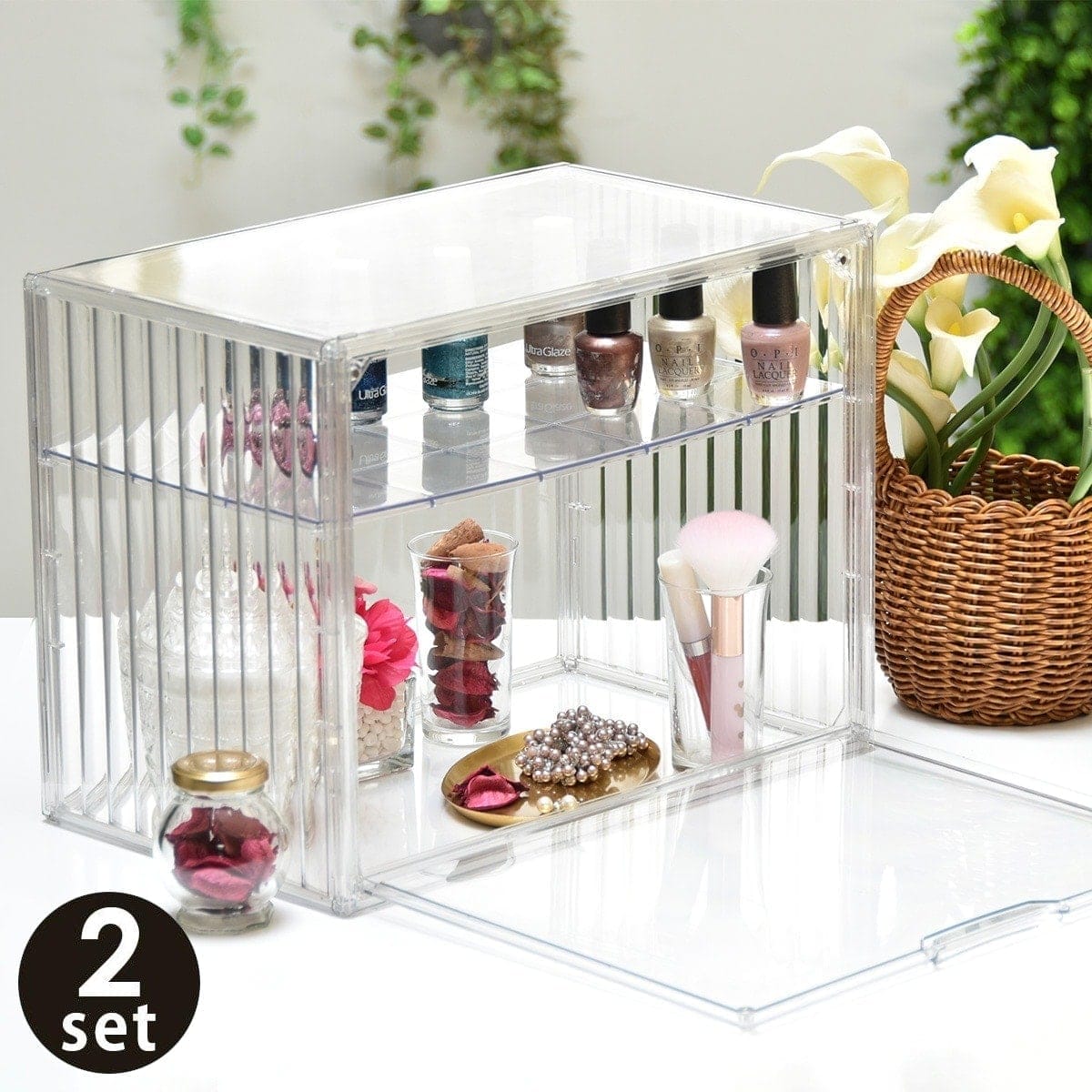 マルチクリアボックス シェルフタイプ 2個セット | ニトリネット【公式