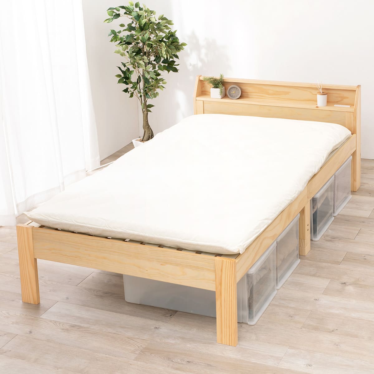 頑丈ロングベッドフレーム(SD NA) | ニトリネット【公式】 家具