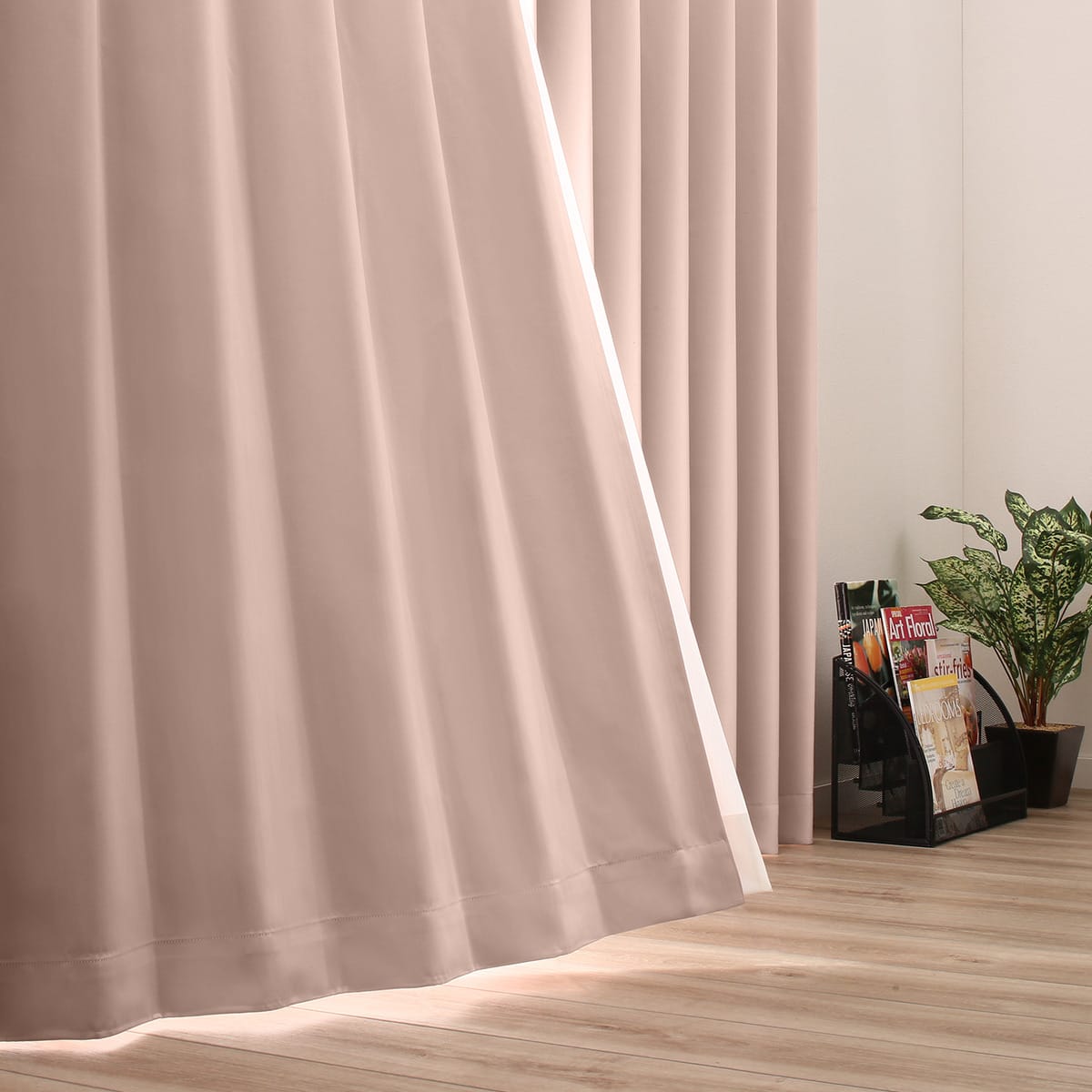 遮光1級・遮熱・防炎・156サイズ・45色 ローズ(RO-2 100×70×2