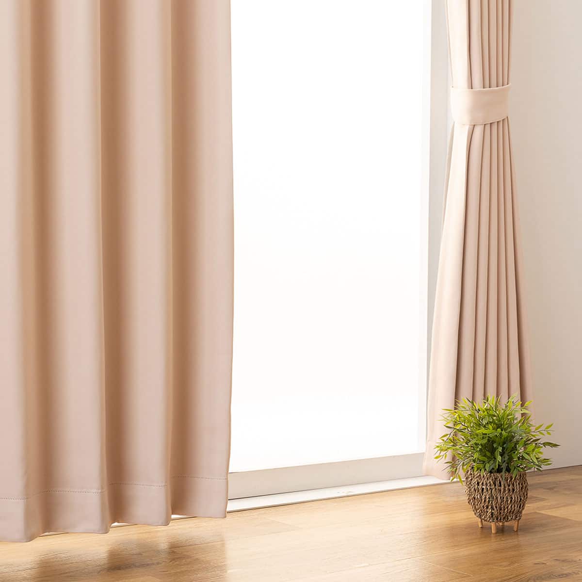 パステルカラーで遮光率99.99%】遮光1級・遮熱カーテン(パステル79