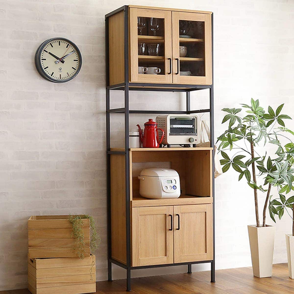 ヴィンテージスリム食器棚 (NA) | ニトリネット【公式】 家具