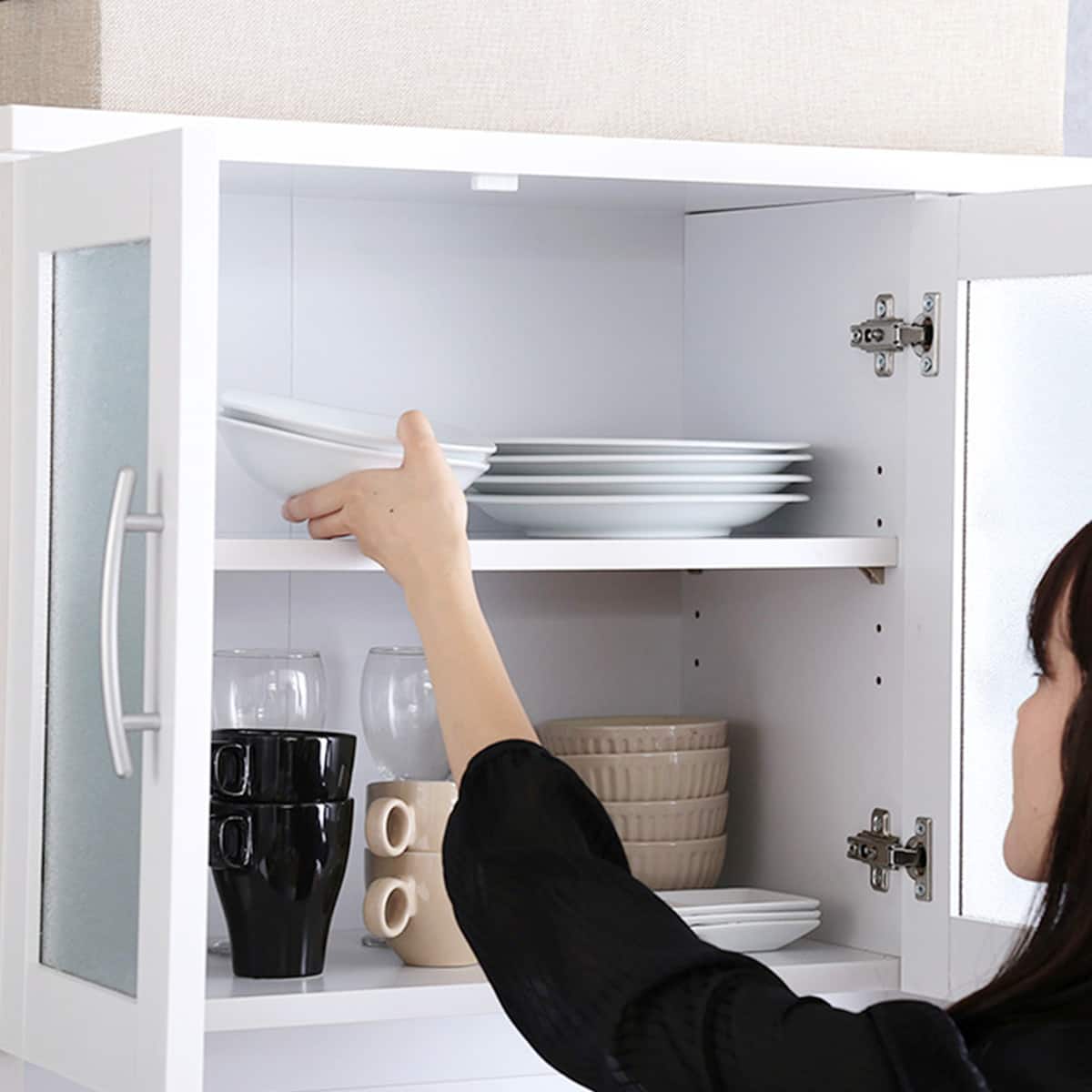 大容量収納キッチンボード (WH) | ニトリネット【公式】 家具