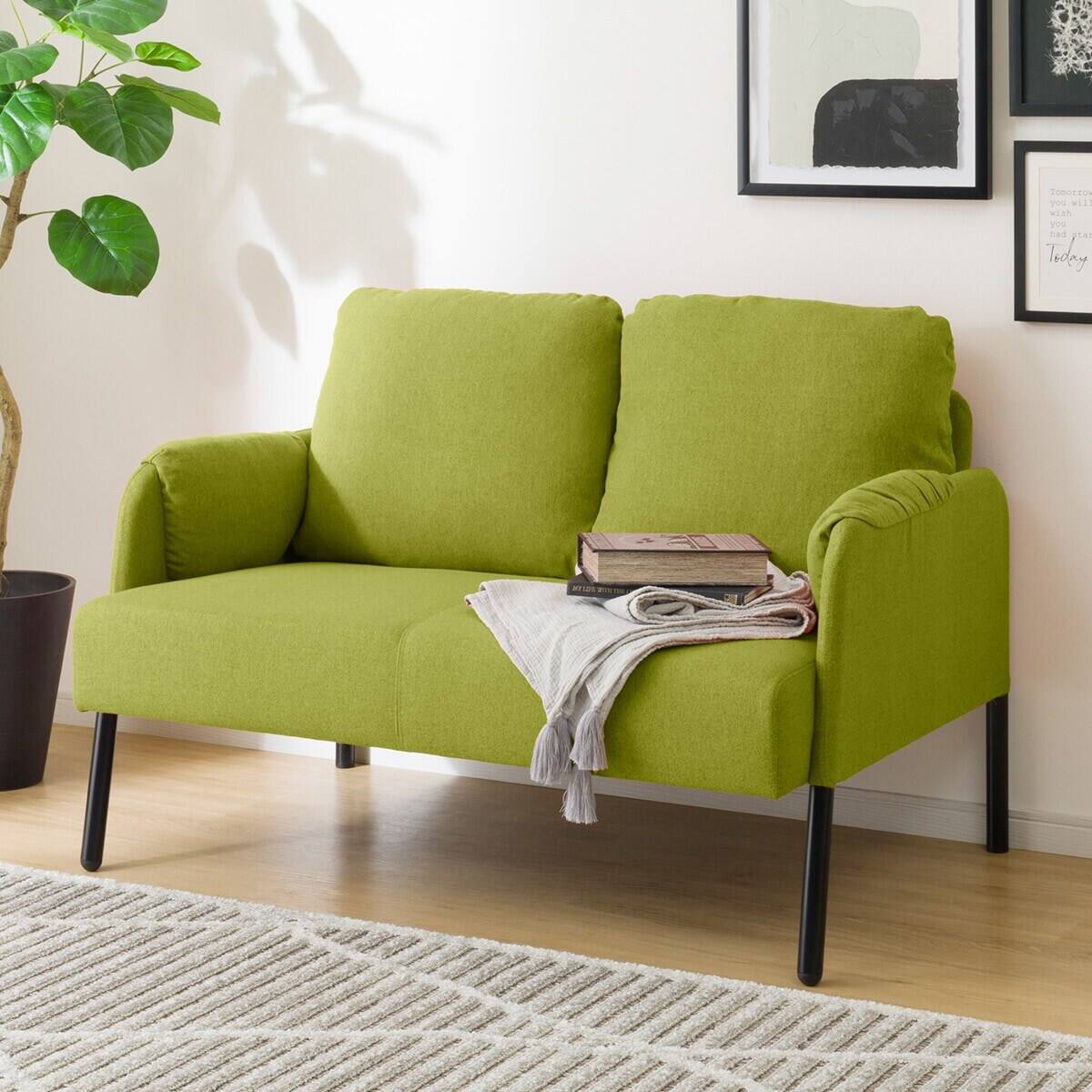 コンパクトソファ 布張りタイプ (15120 LGR) | ニトリネット【公式