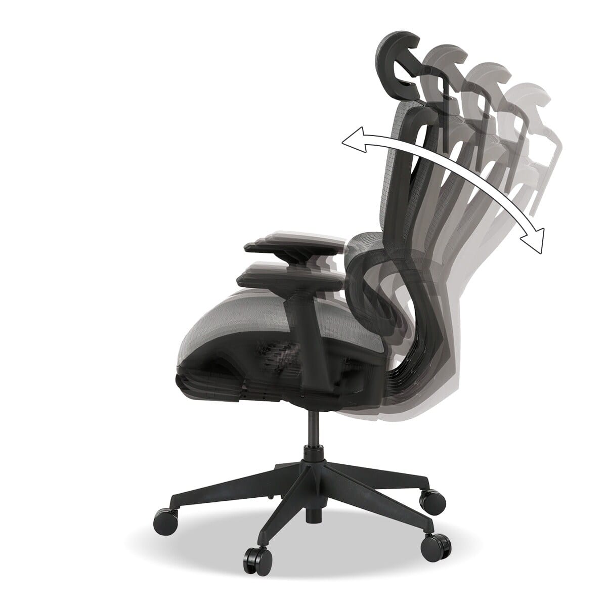 オフィスチェア(OC707 エラストマーメッシュ GY) | ニトリネット【公式