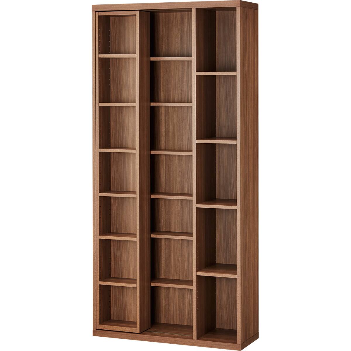 Sスライド本棚(BS001 MBR) | ニトリネット【公式】 家具・インテリア通販