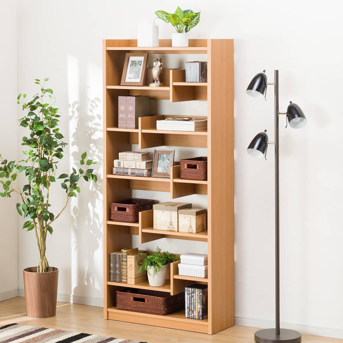 オープン本棚(ボビー LBR) | ニトリネット【公式】 家具・インテリア通販