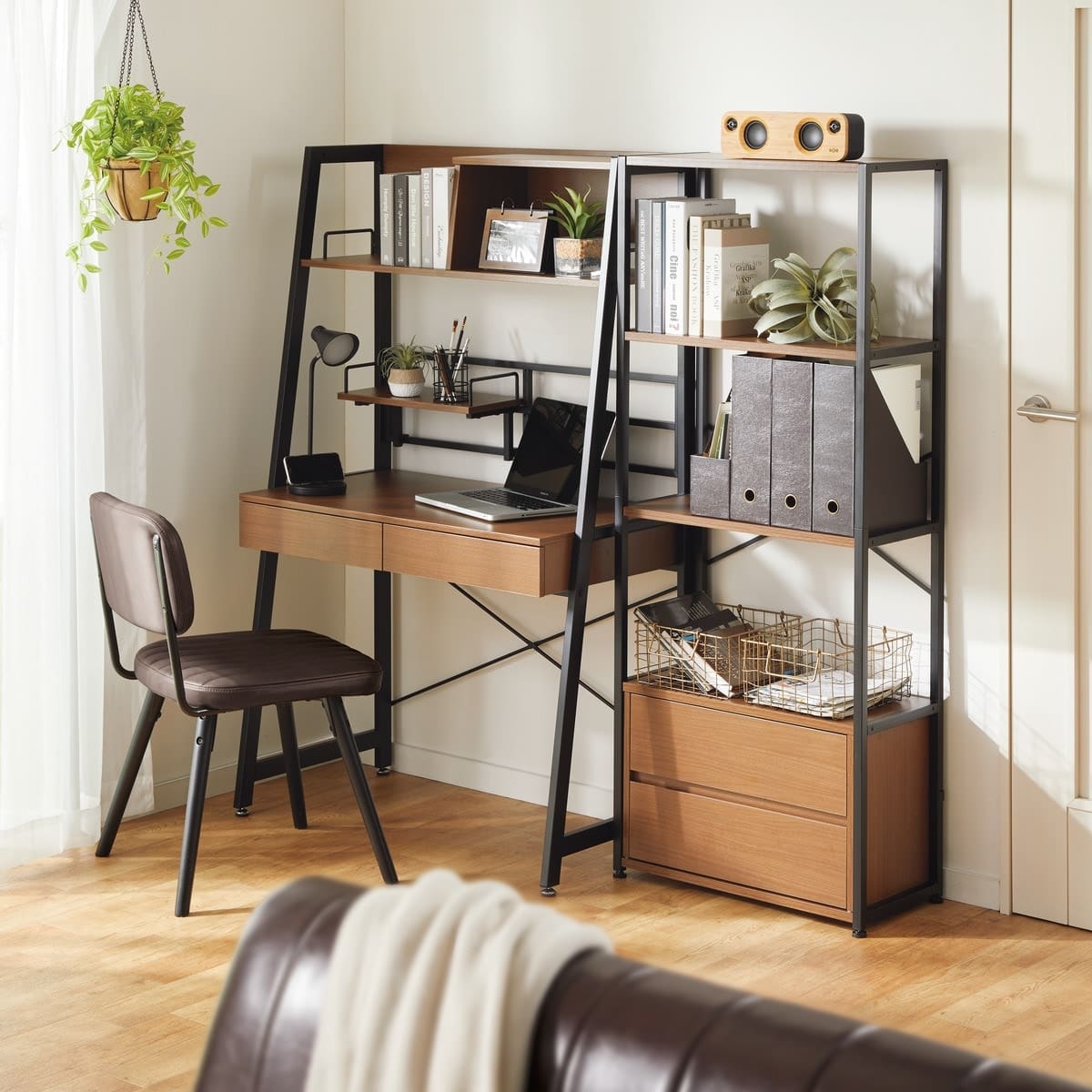 省スペースデスク(RB001 93 MBR) | ニトリネット【公式】 家具