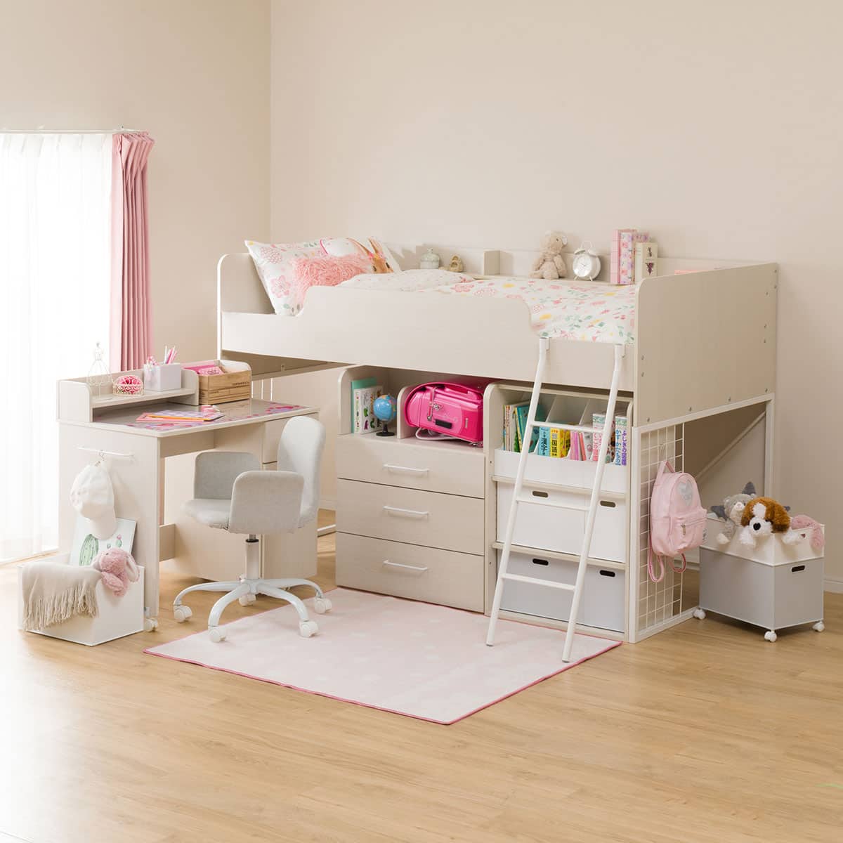 ニトリ システムベッド(デニッシュH ライトなしWW/WH） - 通販 | 家具