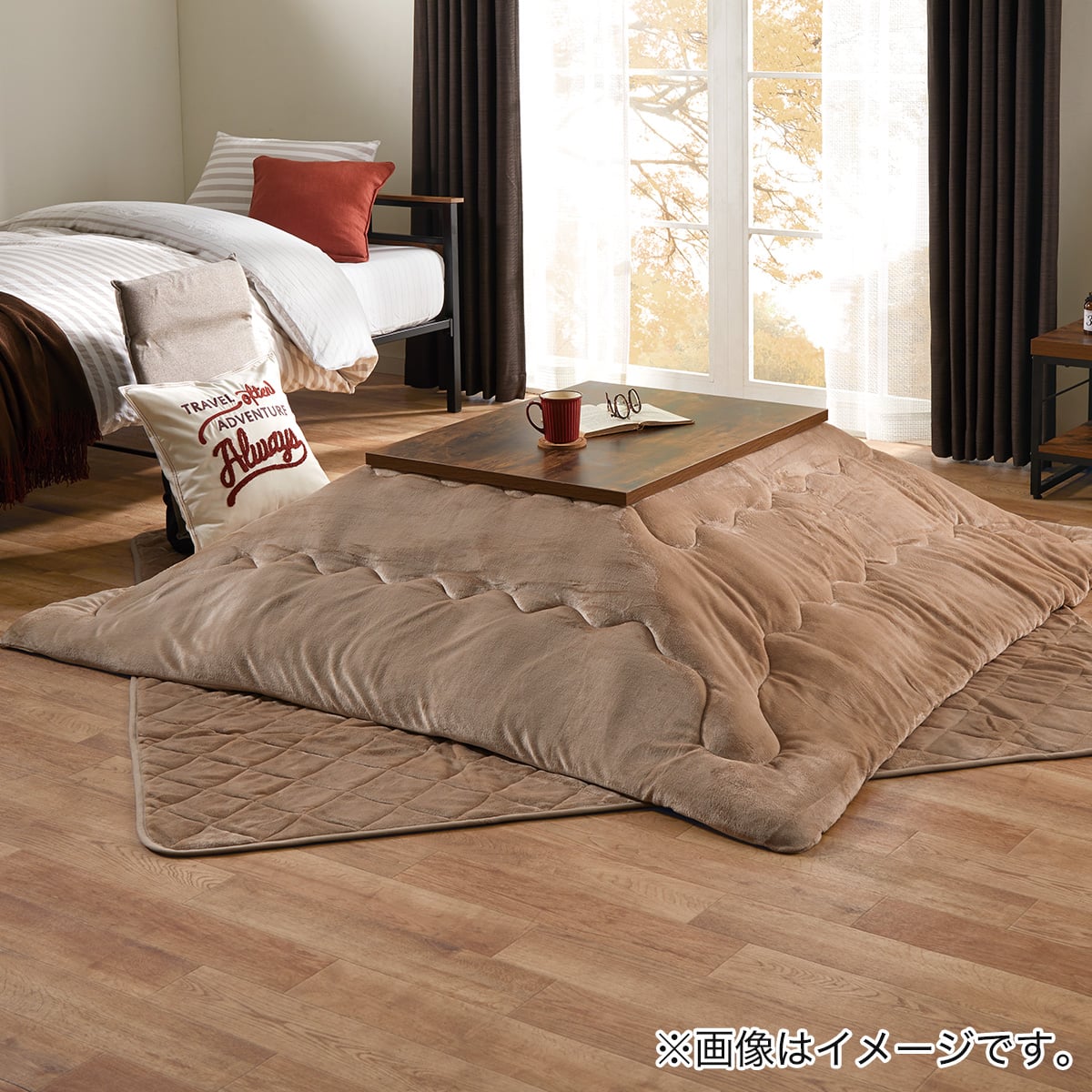 木目調デザインのリビングこたつ(LS22 8060 VBR) | ニトリネット【公式