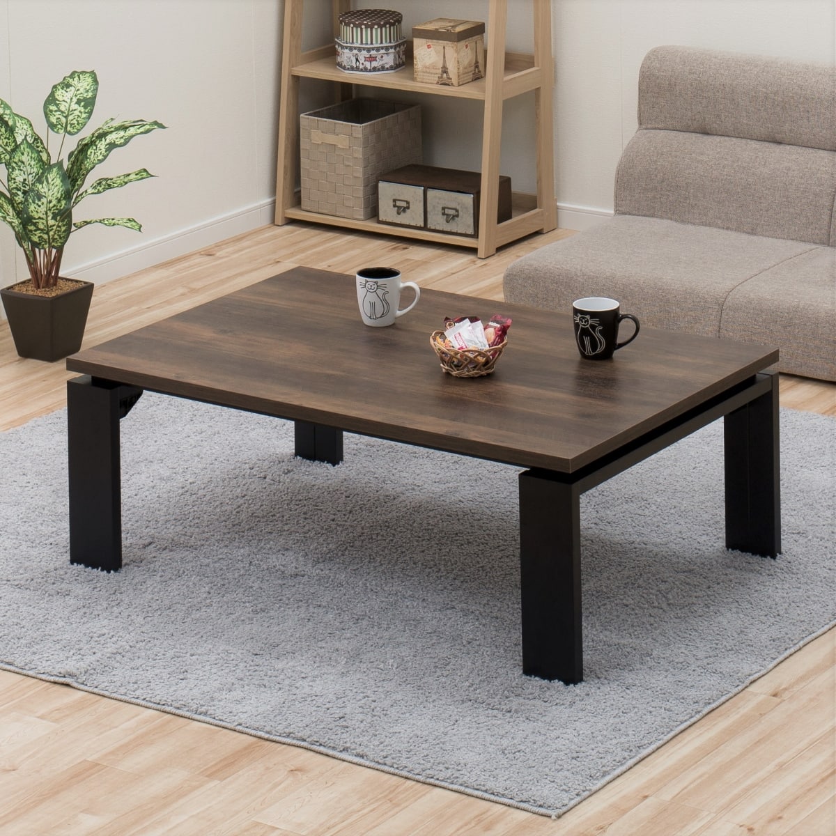 ニトリ リビングこたつ(フロットS 105 ヴィンテージMBR) - 通販 | 家具