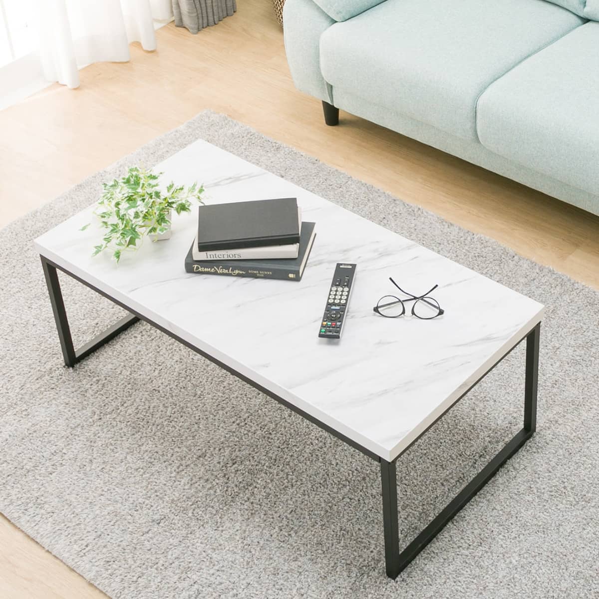 センターテーブル(ステイン9848 WH) | ニトリネット【公式】 家具