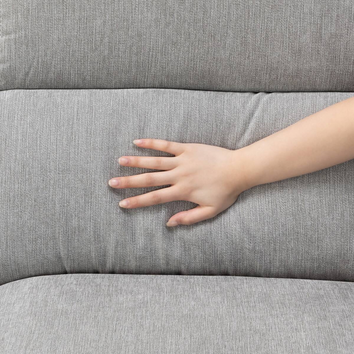 3人掛けソファ 布張りタイプ (サザーラ GY) | ニトリネット【公式