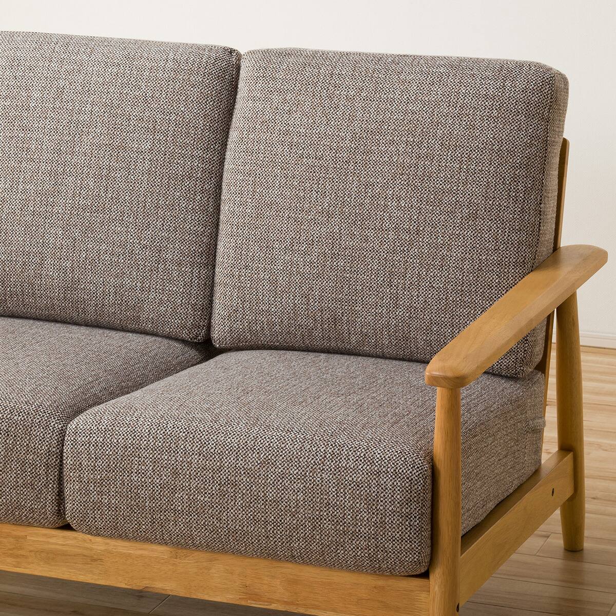 2人掛け布張りソファ(マイスBE/LBR) | ニトリネット【公式】 家具