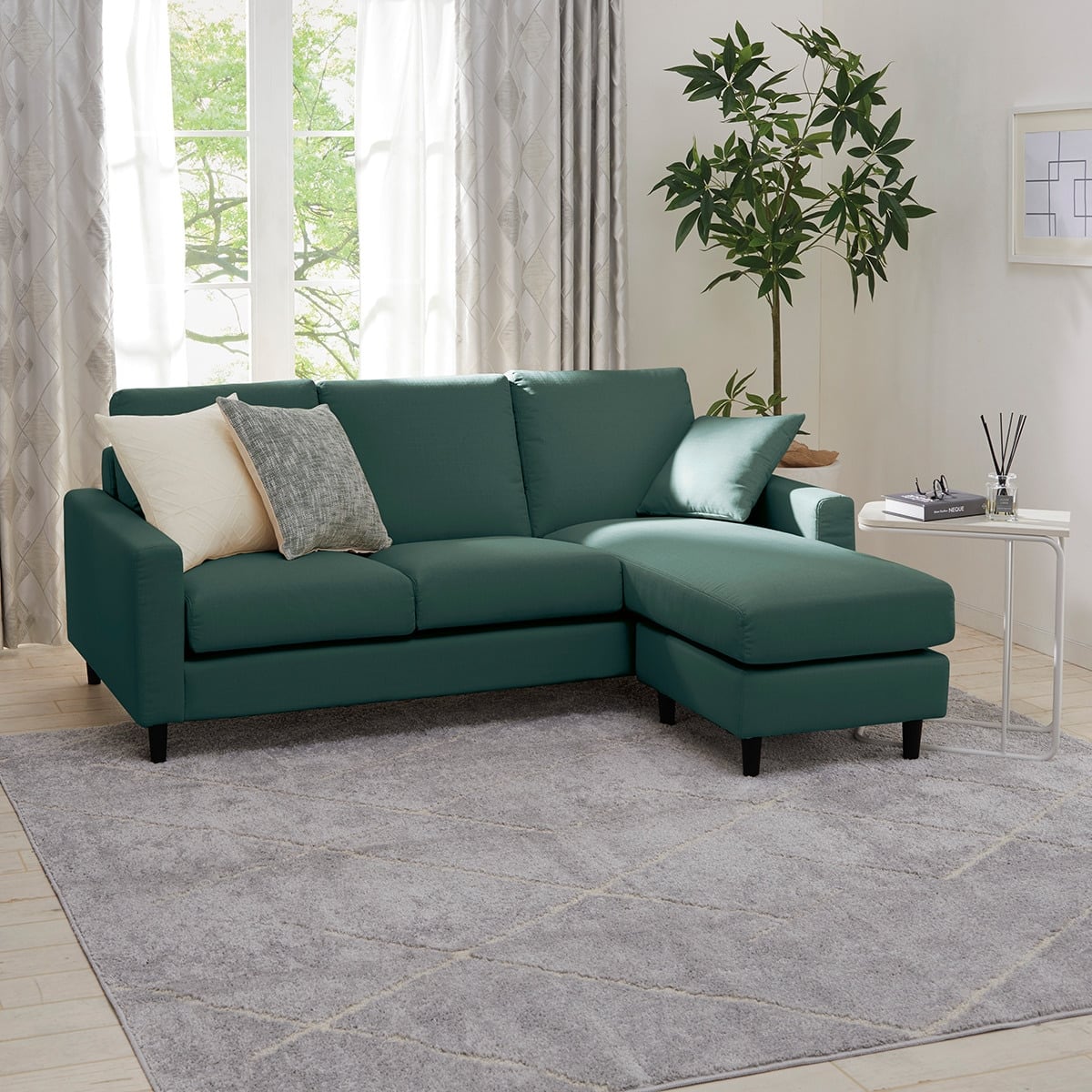 カウチソファ 布張りタイプ (CS02 H DGR) | ニトリネット【公式】 家具