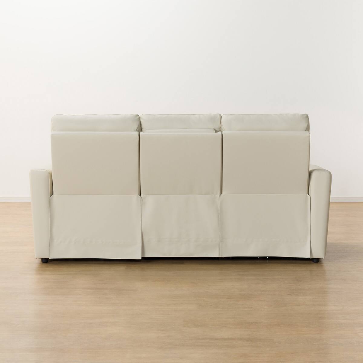 3人掛け電動リクライニングソファ 本革(一部合成皮革)タイプ (UM01 2