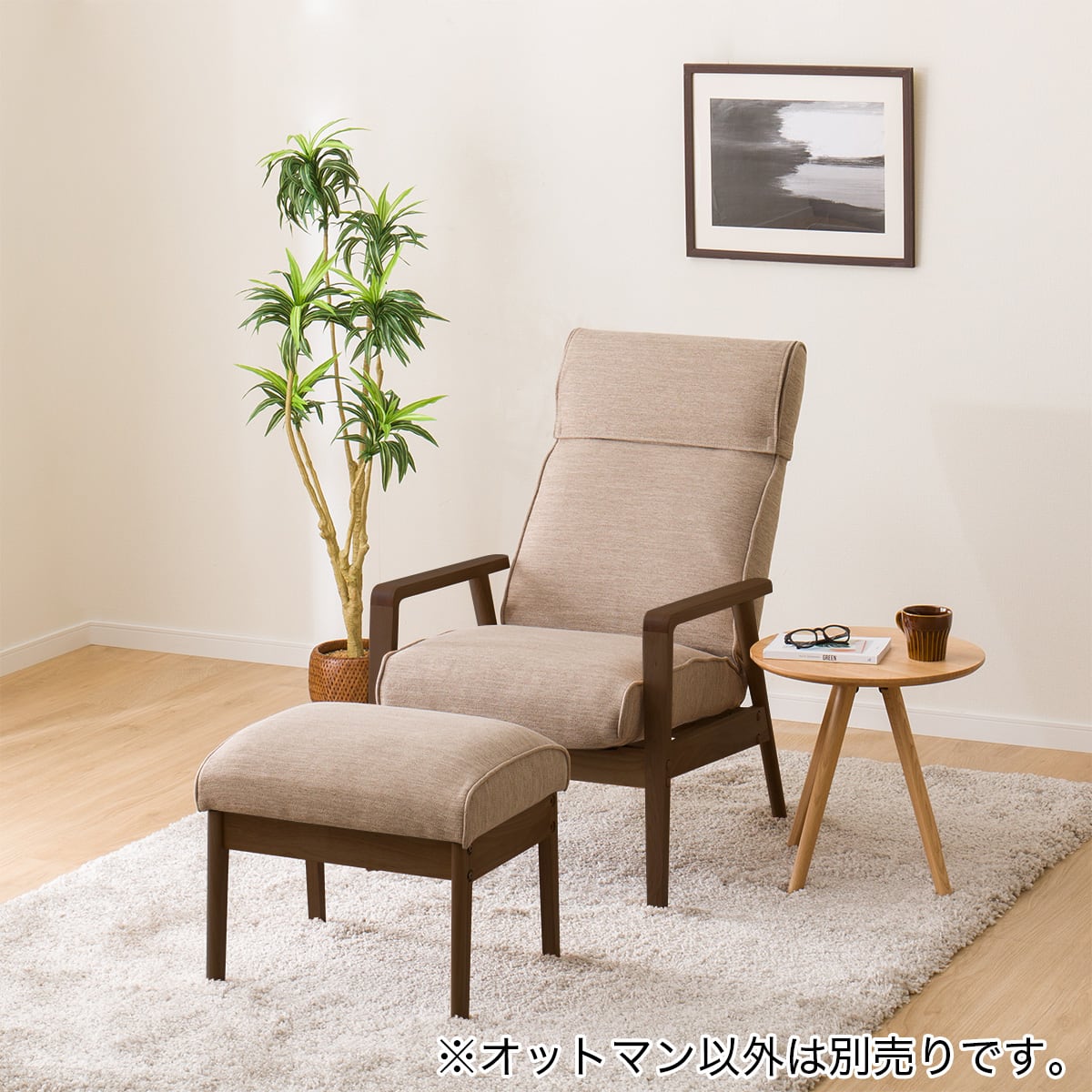 オットマン 布張りタイプ (アルナス DR-BE/MBR) | ニトリネット【公式