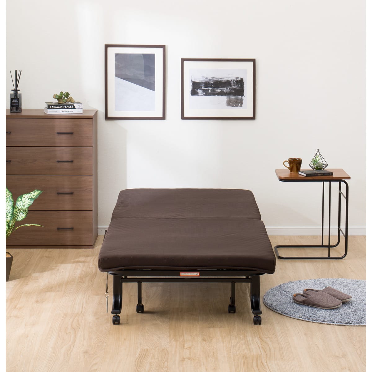 折りたたみベッド(ダブルメッシュ3 BR) | ニトリネット【公式】 家具