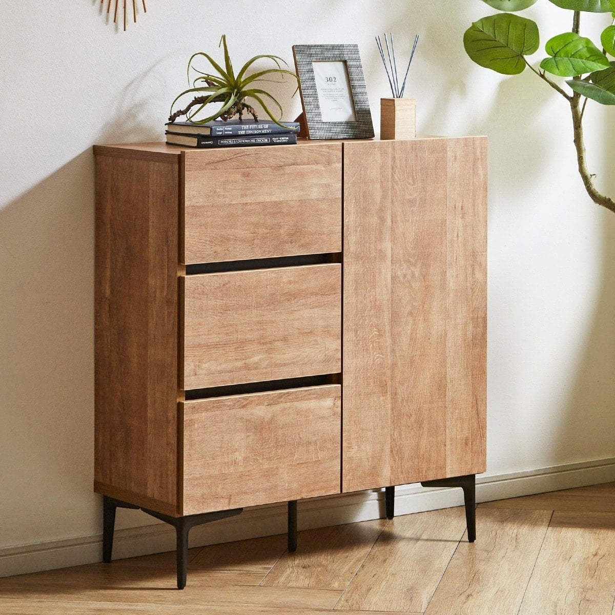 引き出し付きキャビネット (80 NA) | ニトリネット【公式】 家具