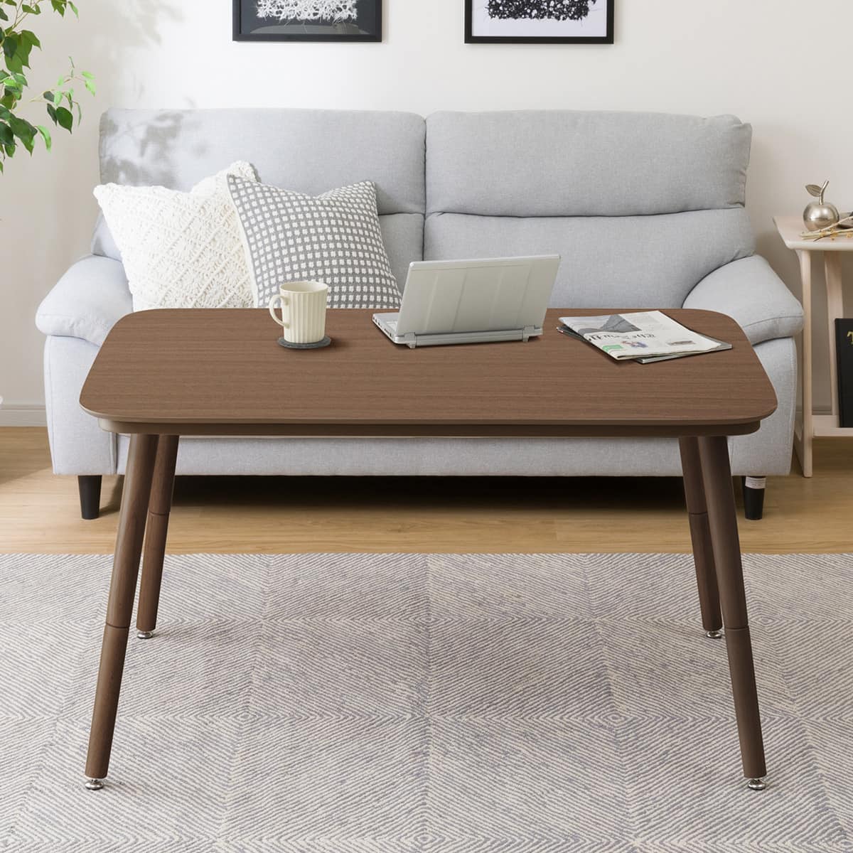 高さが変えられる2Wayこたつテーブル(NV03 120 MBR) | ニトリネット