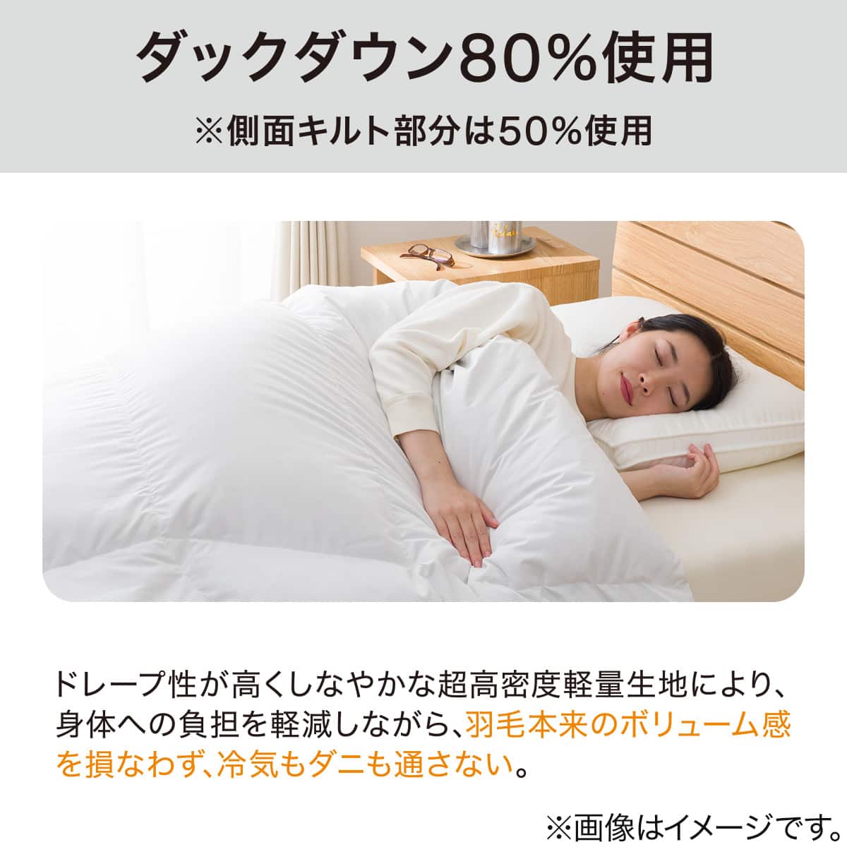 羽毛掛ふとん スタンダード シングル(UL K2521 S) | ニトリネット