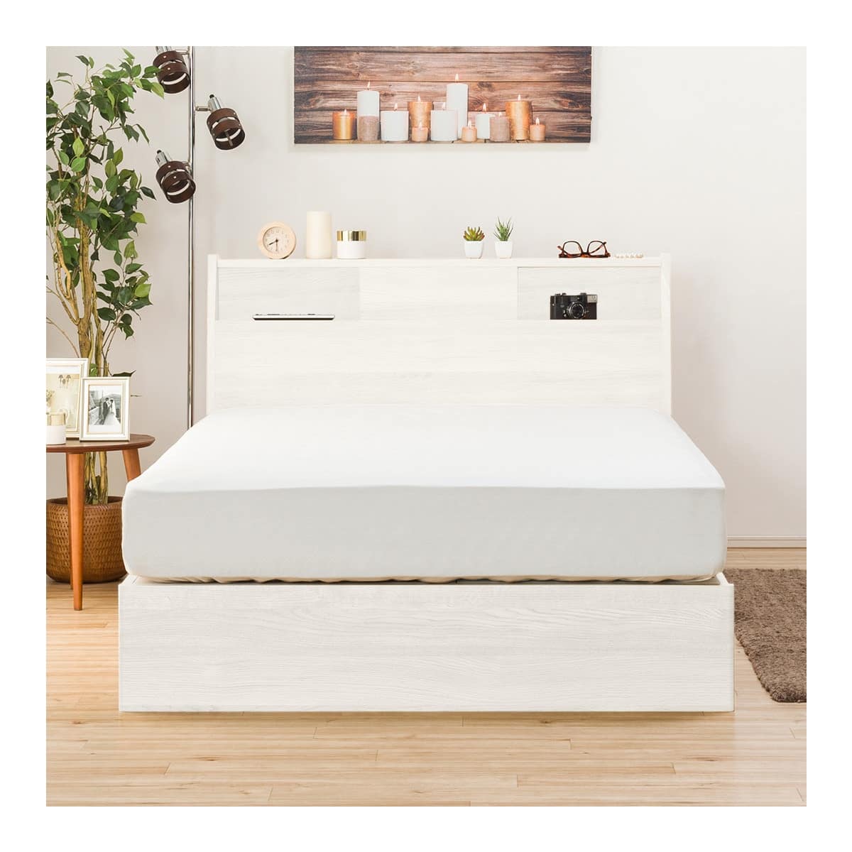 セミダブルベッドフレーム (アザン3 浅型/WW) | ニトリネット【公式