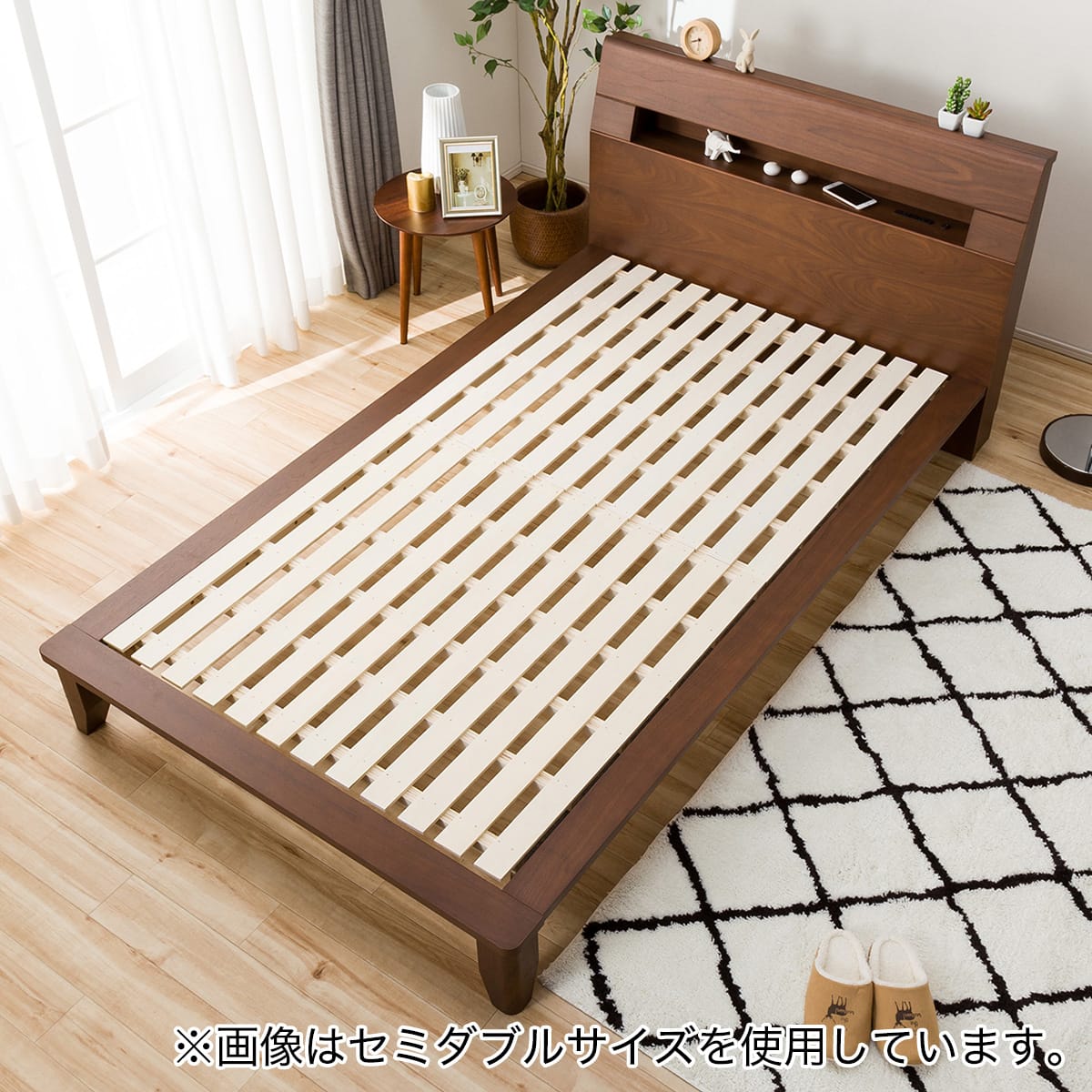 すのこダブルベッドフレーム(ロデリック-S/MBR) | ニトリネット【公式