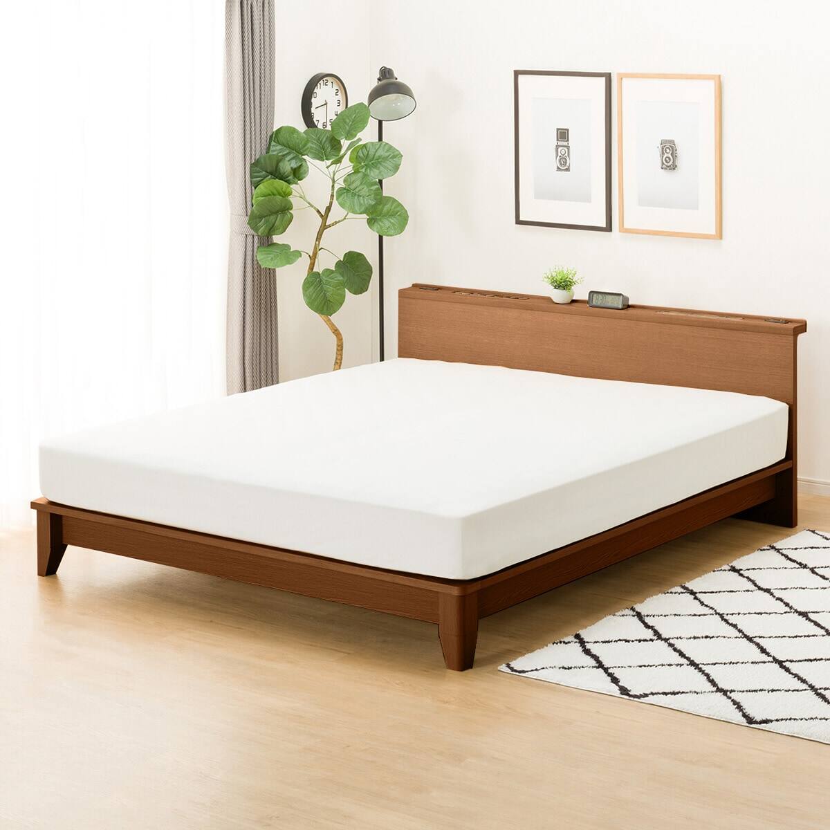 すのこクイーンベッドフレーム(ロデリックUPL MBR) | ニトリネット