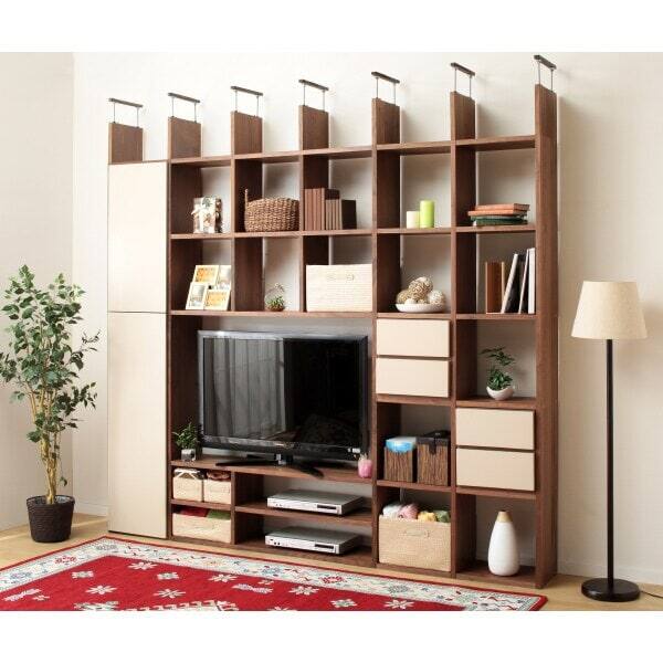 テレビボード(コネクト120-4セット LBR) | ニトリネット【公式】 家具