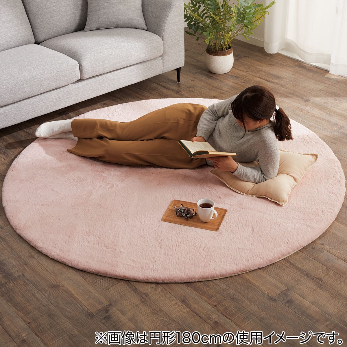 アクセントラグ(ウサギラグ3 130R RO US04) | ニトリネット【公式