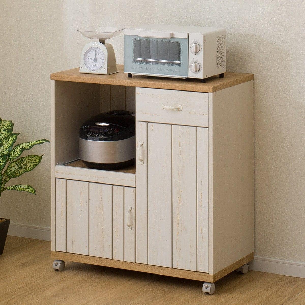 キッチンワゴン(マリーナ8075SL NA＆WW) | ニトリネット【公式】 家具