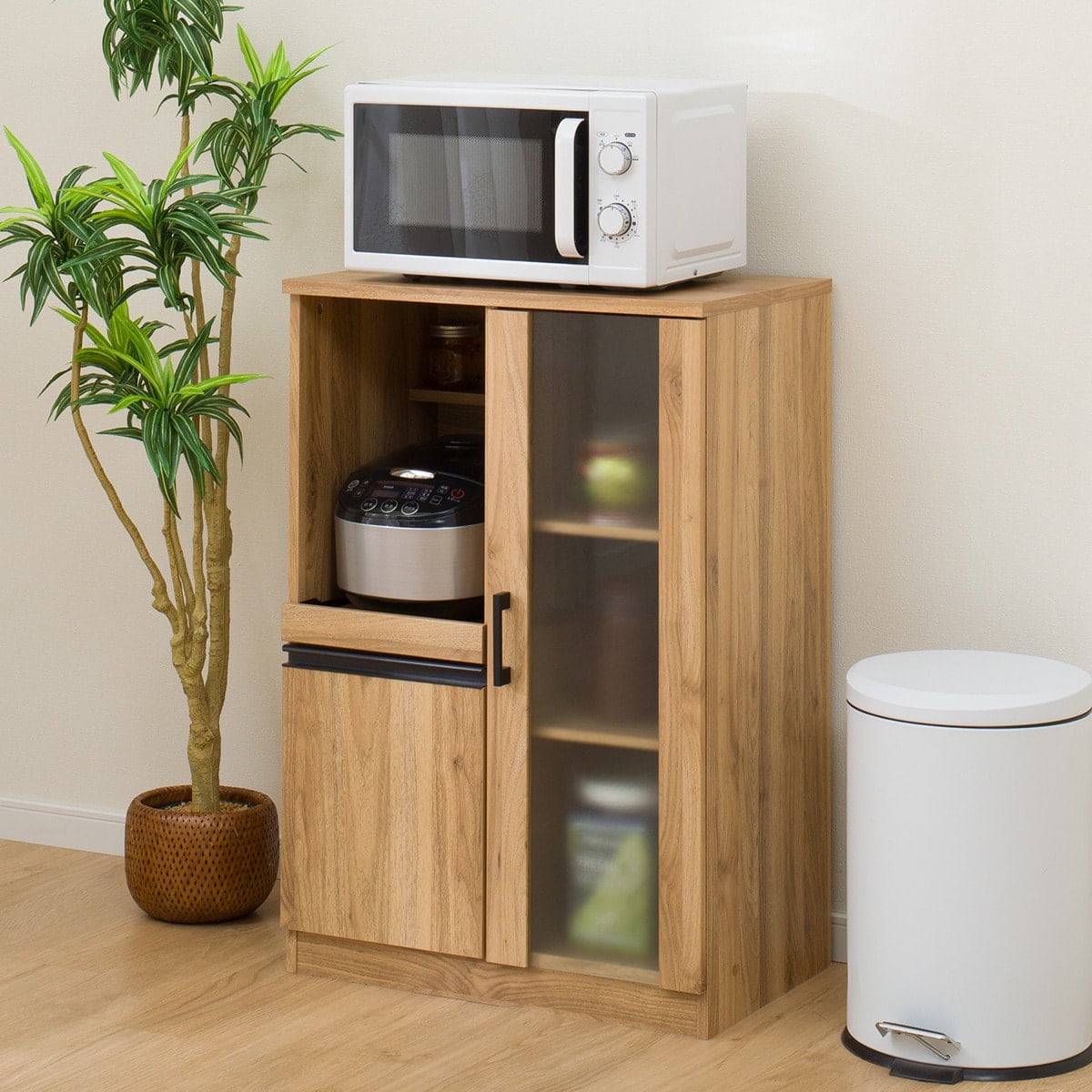 レンジ台 (フォルムS RE9060G LBR) | ニトリネット【公式】 家具