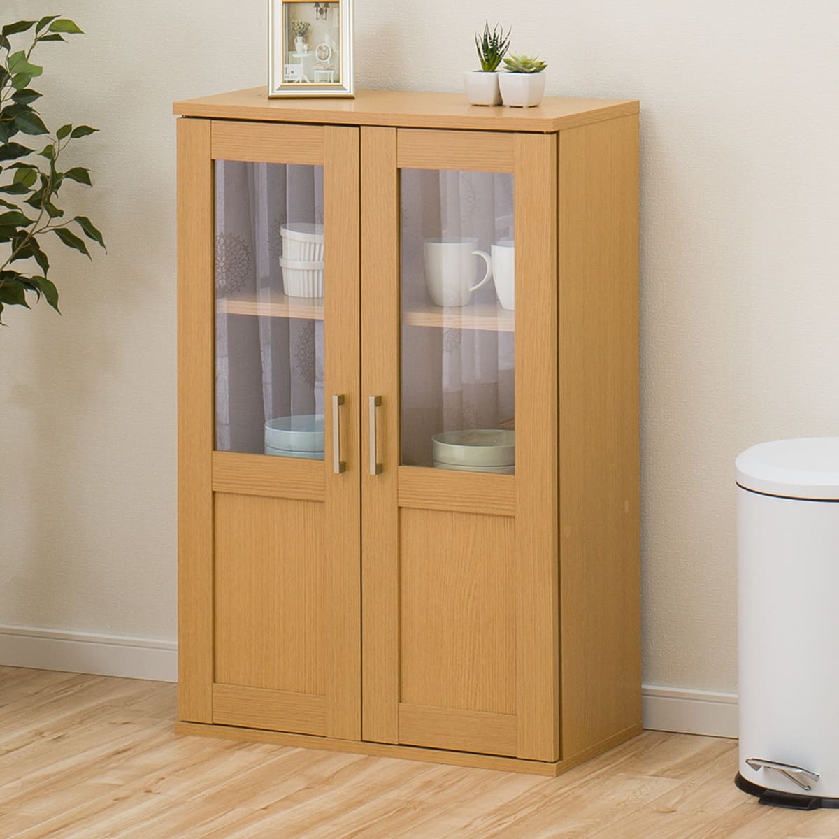 ニトリ 食器棚スリム(クローネ9060S LBR) - 通販 | 家具とインテリアの