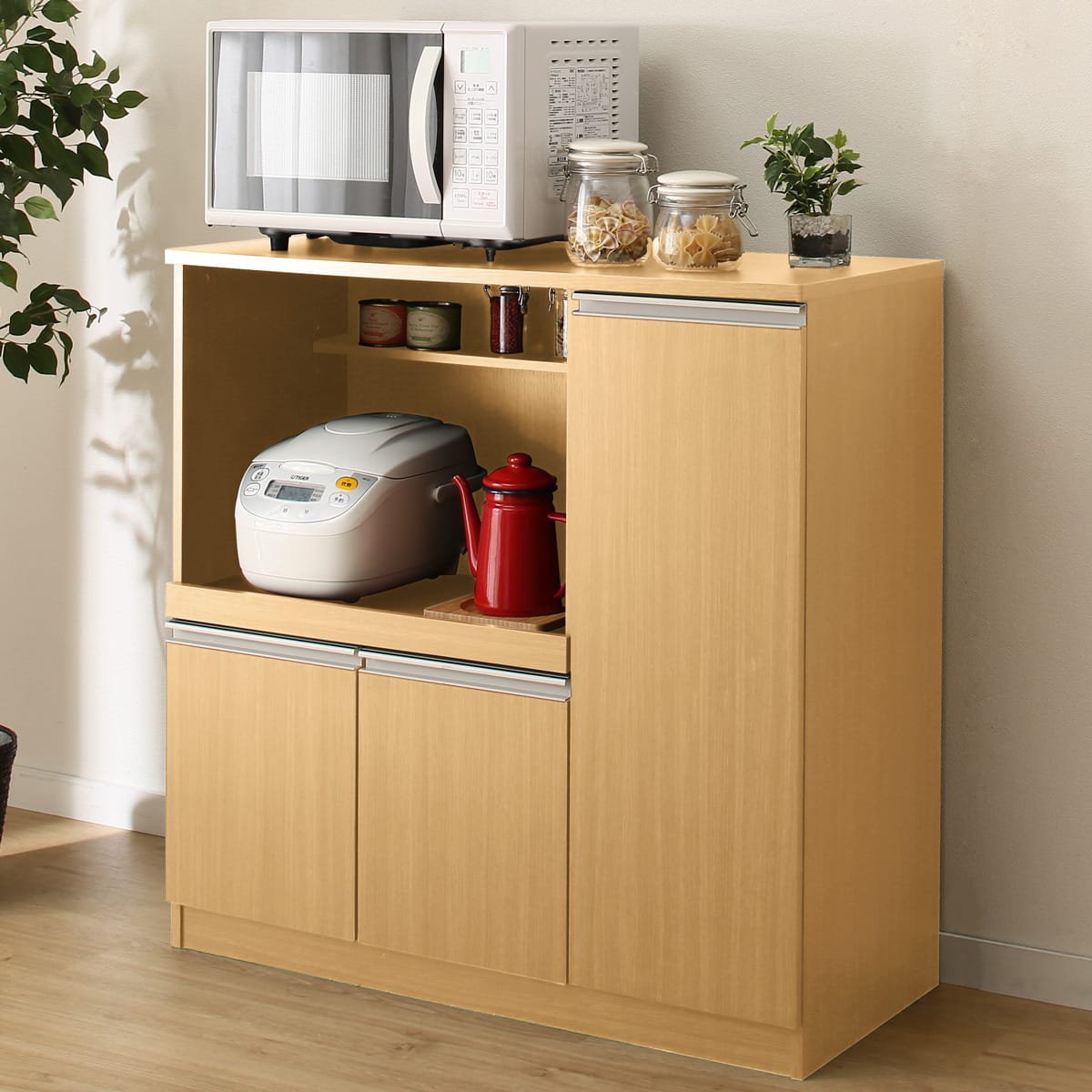 ニトリ レンジ台(フォルム RE9090 LBR) - 通販 | 家具とインテリアの