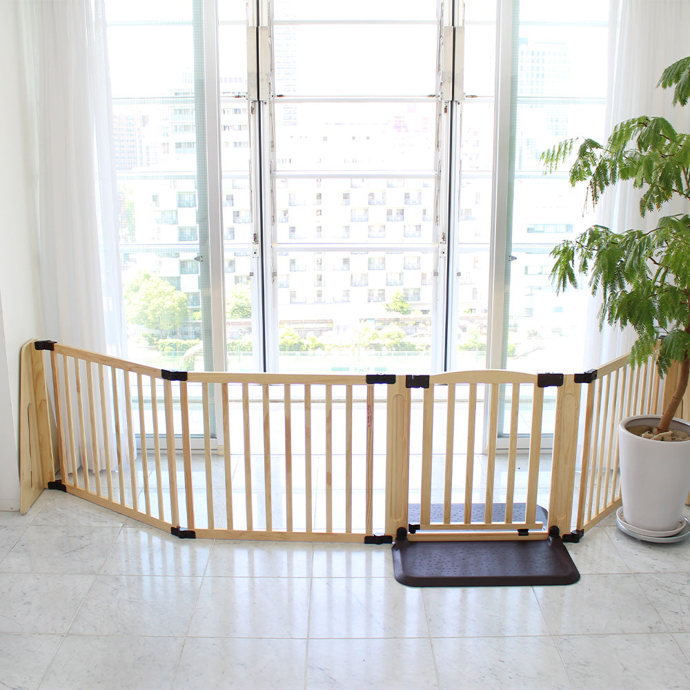 日本育児 木製パーテーション FLEX300 ベビーゲート レンタル – ベビー
