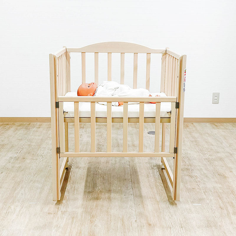 ヤマサキ ハーフ＆ハーフ タイニーサイズ 新生児専用 ベビーベッド