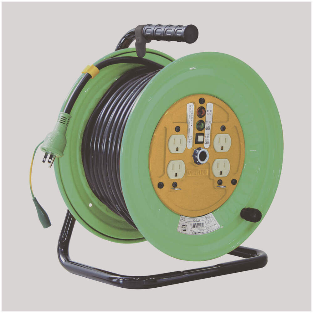 日動工業株式会社｜コードリール 100V 屋内用 アース付 30m
