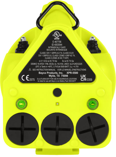 XPR-5580G: VIRIBUS® 80 Intrinsically Safe Rechargeable Dual-Light