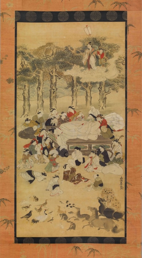 業平涅槃図』 - 古典に親しむ | 国文学研究資料館