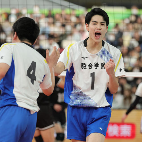 春高バレー】V3駿台学園エース川野琢磨「勝たせたい思い強かった」梅川