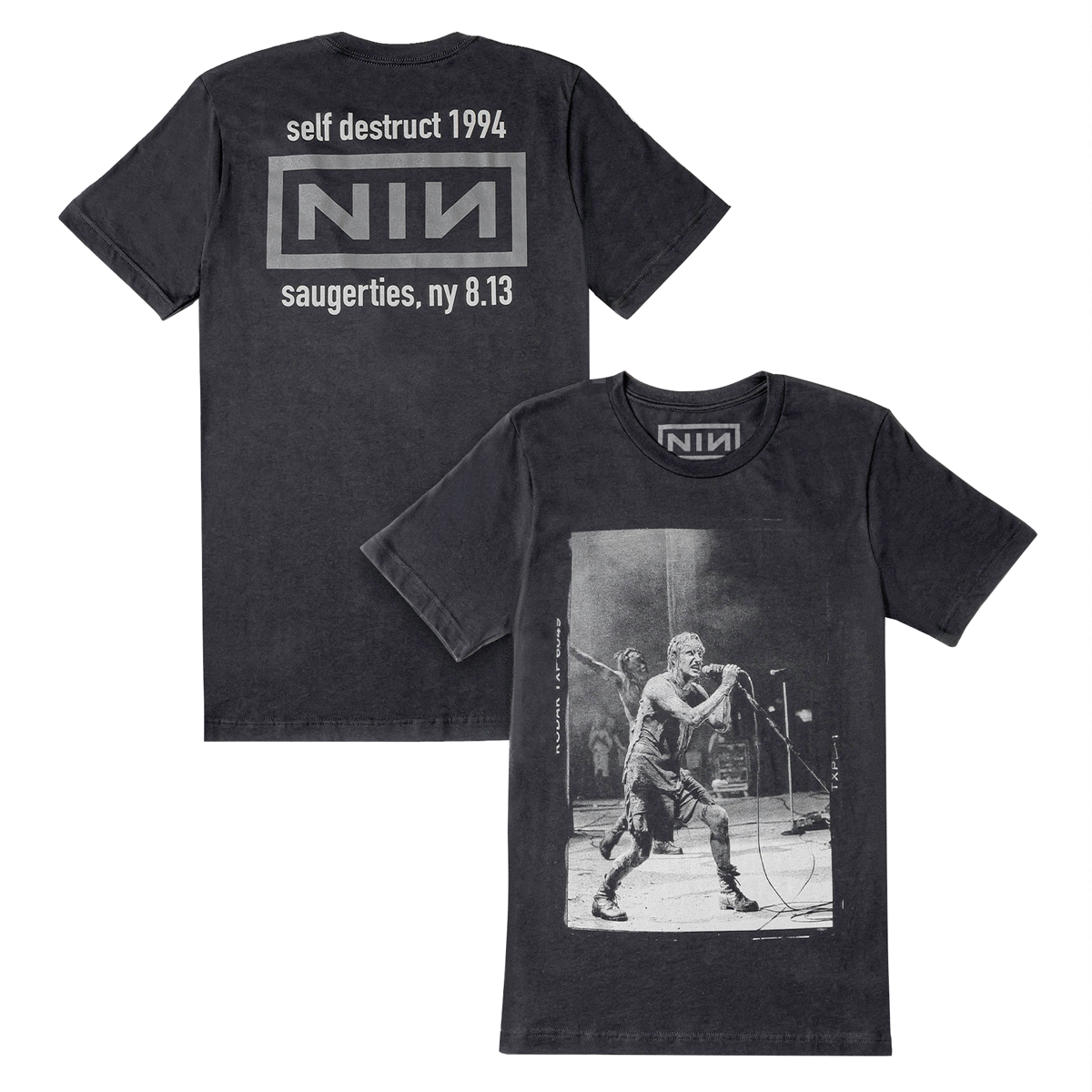 NIN LIMITED EDITION WOODSTOCK COMMEMORATIVE TEE - nine inch nails