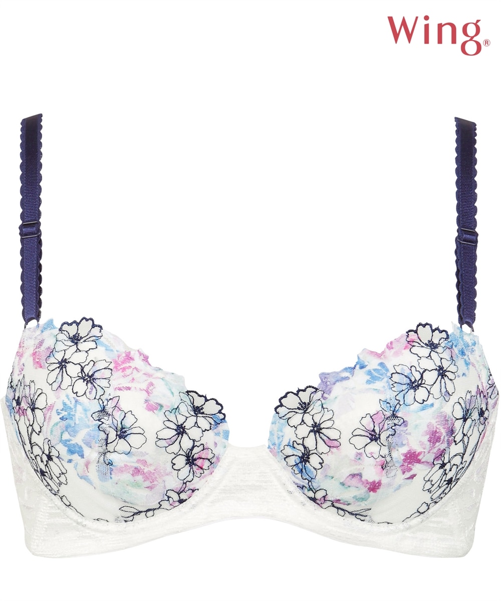 Wing / Wacoal ウイング/ワコール】3/4カップブラ 【後ろ姿きれいブラ