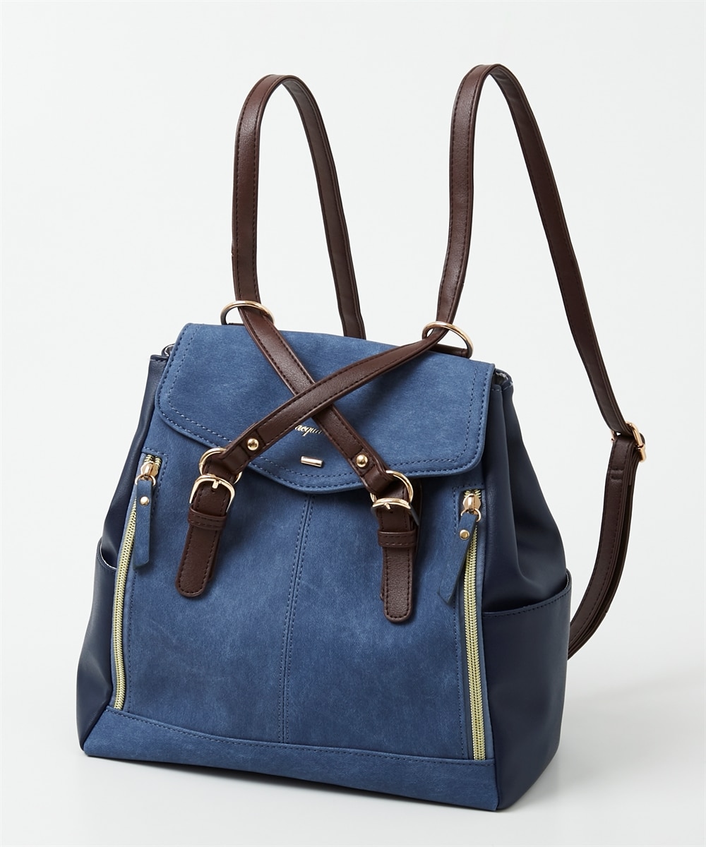 10ポケット 軽量バイカラー2WAYリュック 通販【ニッセン】