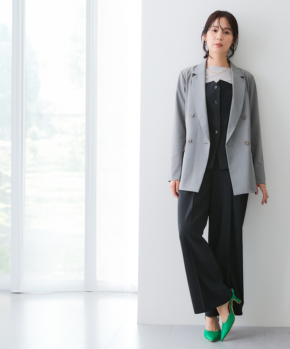 みさとさんコラボ】フロントボタンビスチェ（しわになりにくい・UV