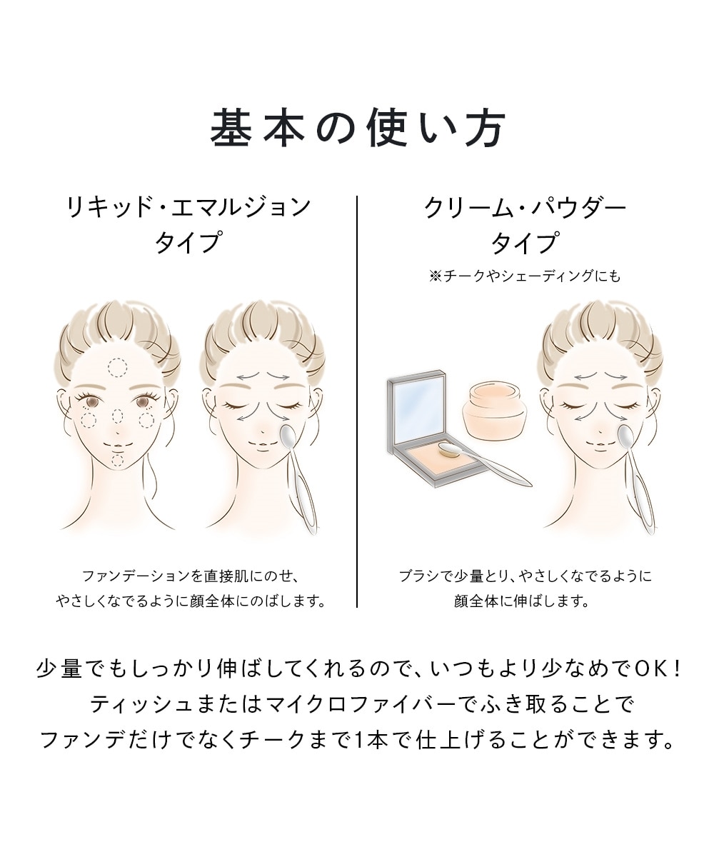 アーティス メイクアップブラシ オーバル7 通販【ニッセン】