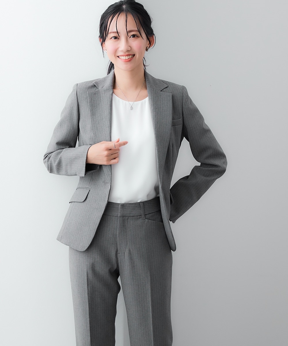 レディーススーツ】テーラードジャケット2パンツスーツ（ジャケット＋