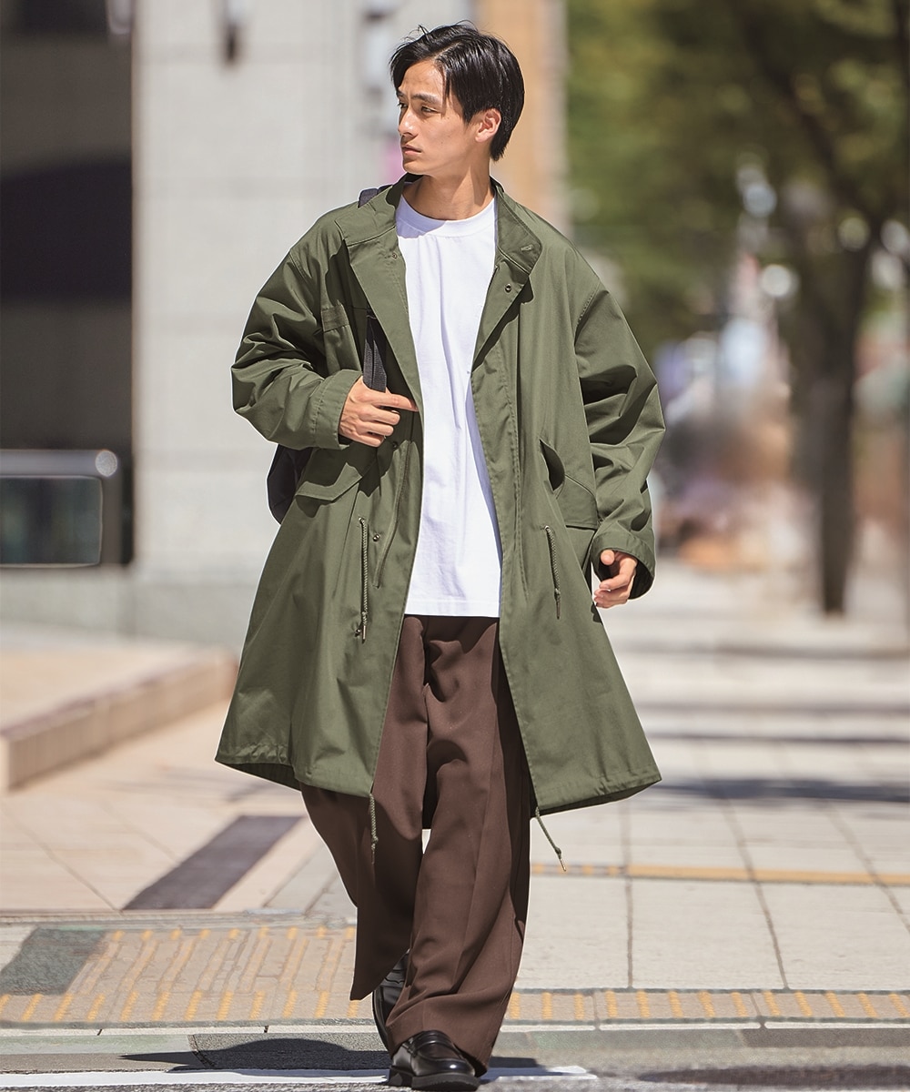 オーバーサイズモッズコート【大きいサイズ有】 はっ水 通販【ニッセン】