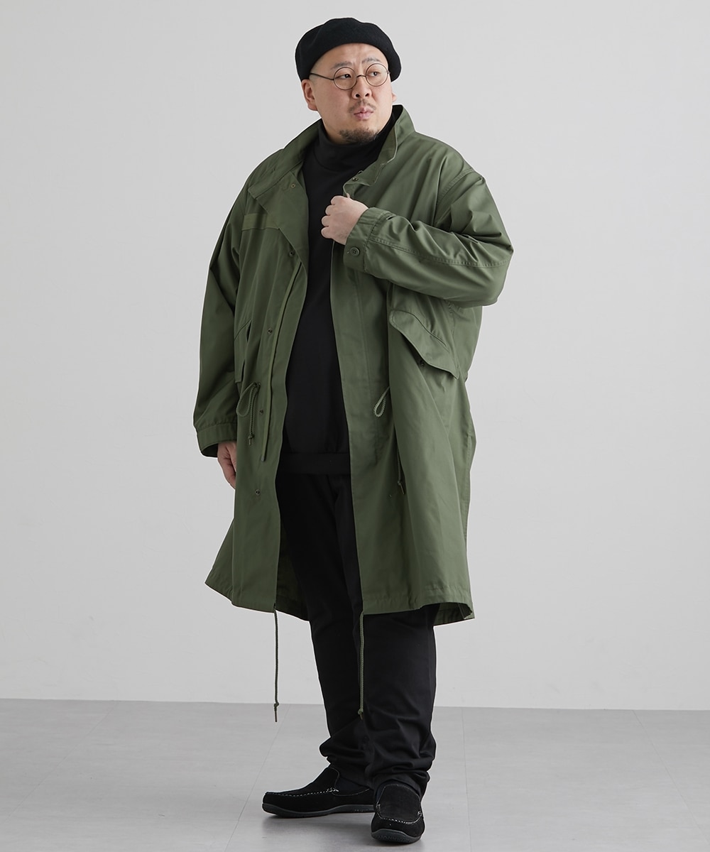 オーバーサイズモッズコート【大きいサイズ有】 はっ水 通販【ニッセン】