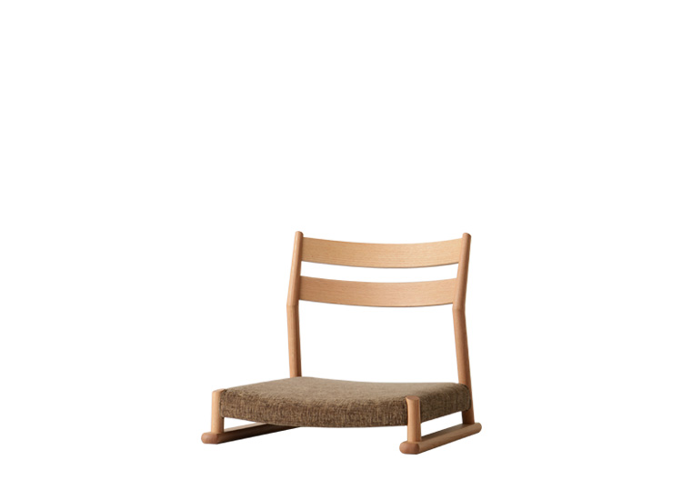 座椅子 NBC-1549R 張り込み | 飛騨の家具・インテリア 日進木工株式会社